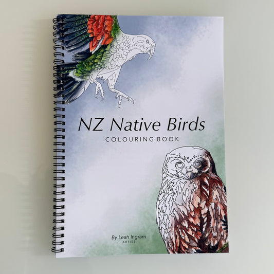 New Zealand Birds Colouring Book