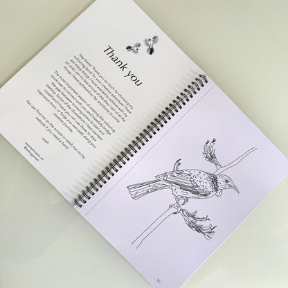 New Zealand Birds Colouring Book