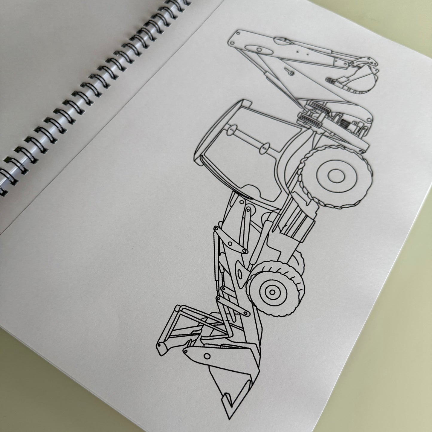 Construction Vehicles Colouring Book