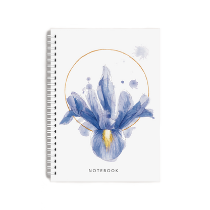 "Iris Circle" Notebook