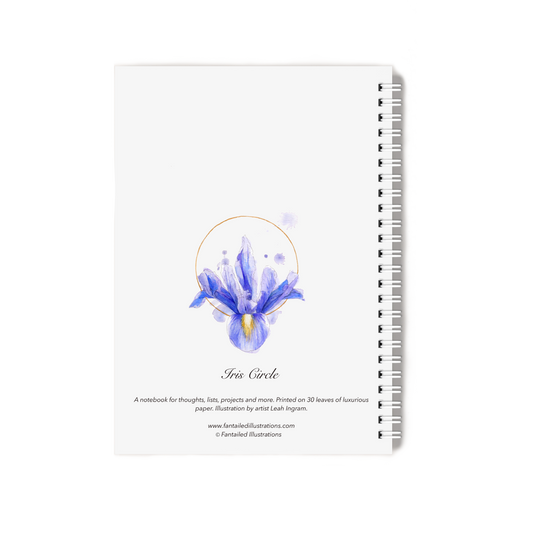 "Iris Circle" Notebook