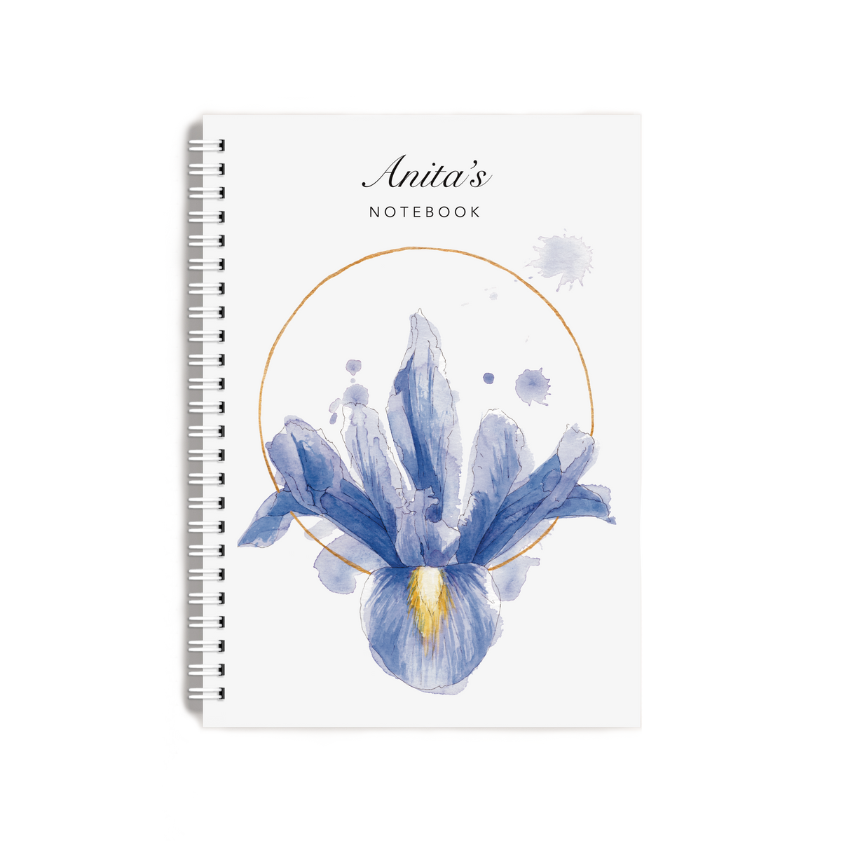 "Iris Circle" Notebook