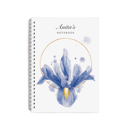 "Iris Circle" Notebook