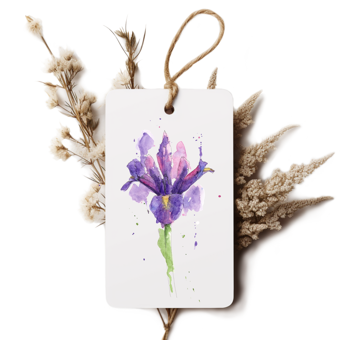 "Iris" Gift Tag