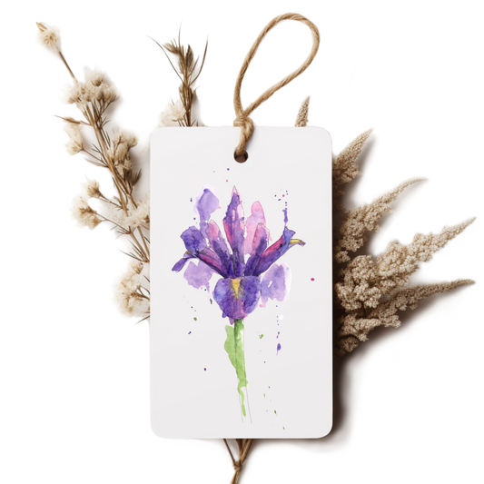 "Iris" Gift Tag