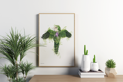 "Kakapo Amythest" Print