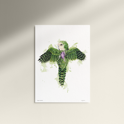 "Kakapo Amythest" Print