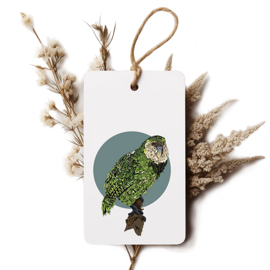 "Kākāpō" Gift Tag
