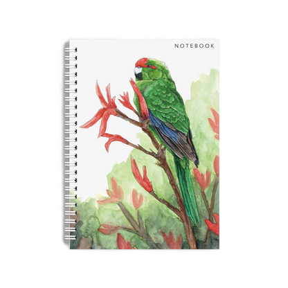 "Kākāriki on Harakeke" Notebook