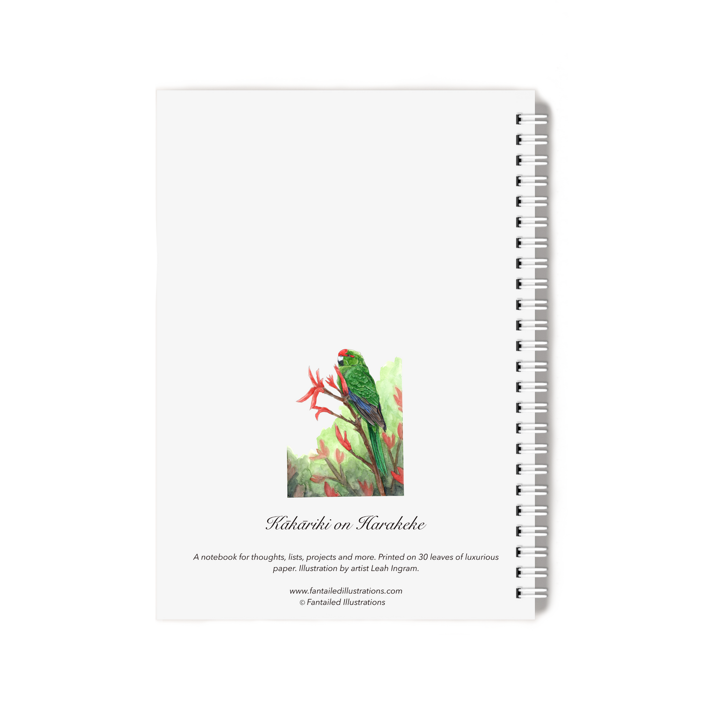 "Kākāriki on Harakeke" Notebook