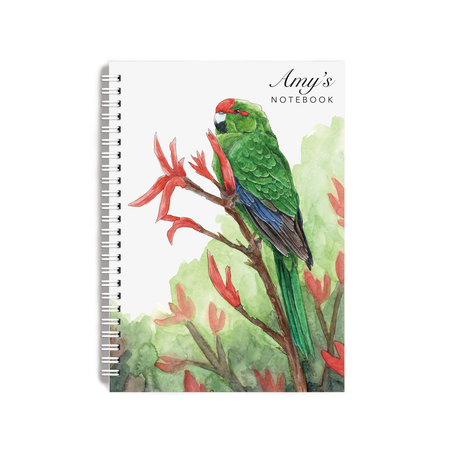 "Kākāriki on Harakeke" Notebook