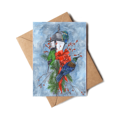 "Kiwi Christmas" Greeting Card