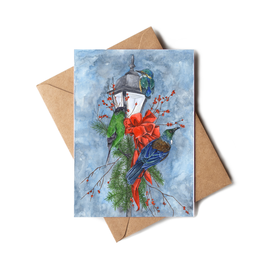 "Kiwi Christmas" Greeting Card