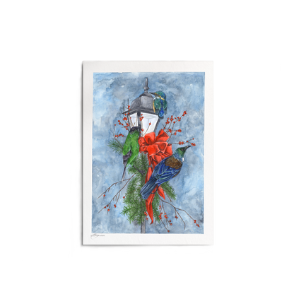 "Kiwi Christmas" Print