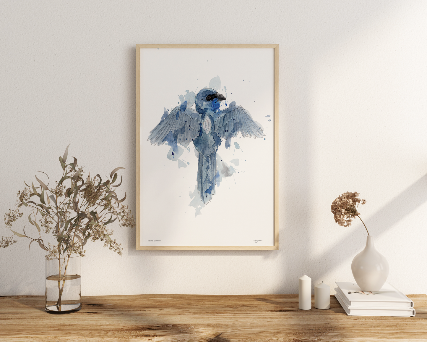 "Kokako Diamond" Print