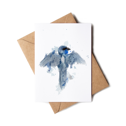 "Kōkako Diamond" Greeting Card