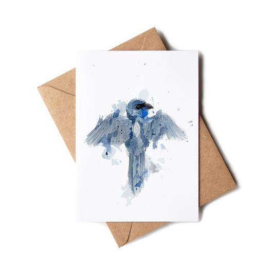 "Kōkako Diamond" Greeting Card