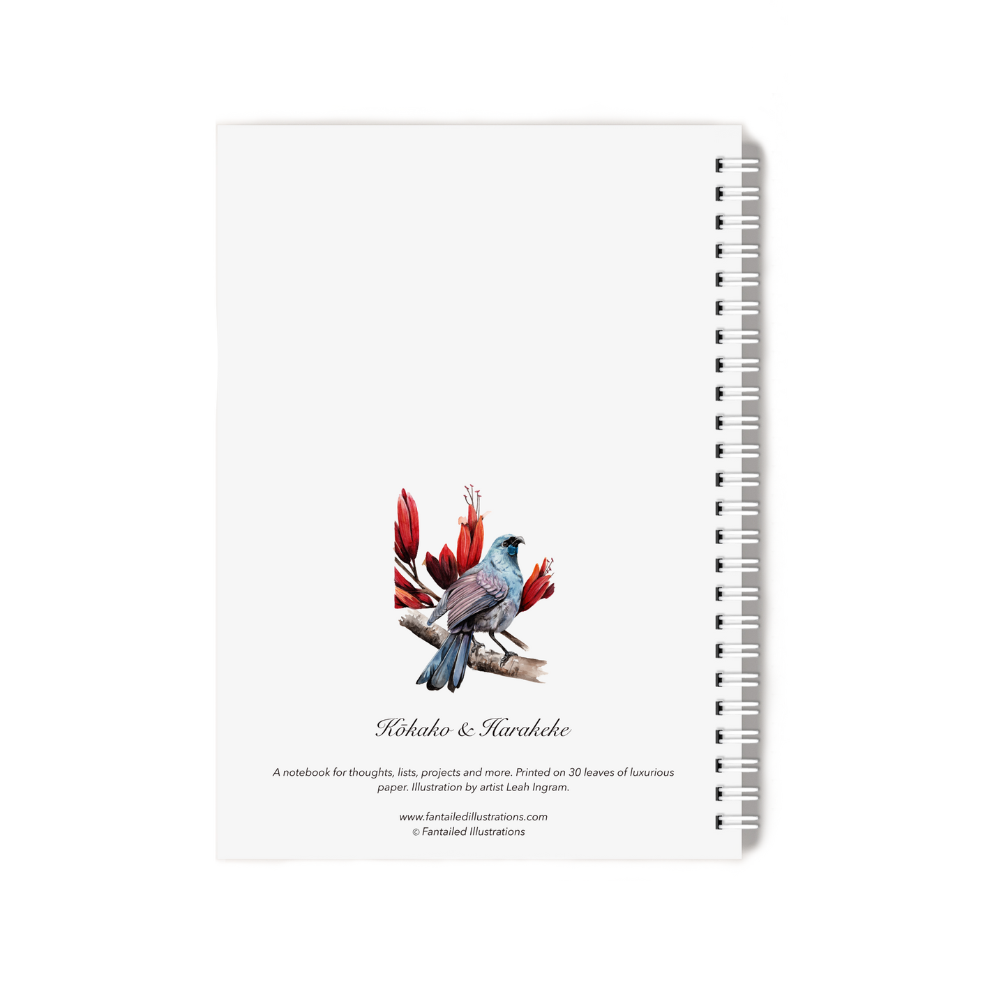 "Kōkako & Harakeke" Notebook