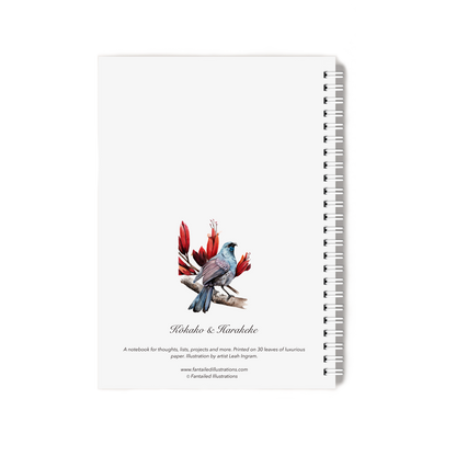 "Kōkako & Harakeke" Notebook