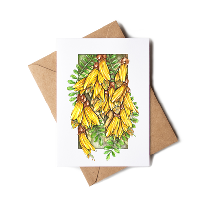 "Kōwhai" Greeting Card