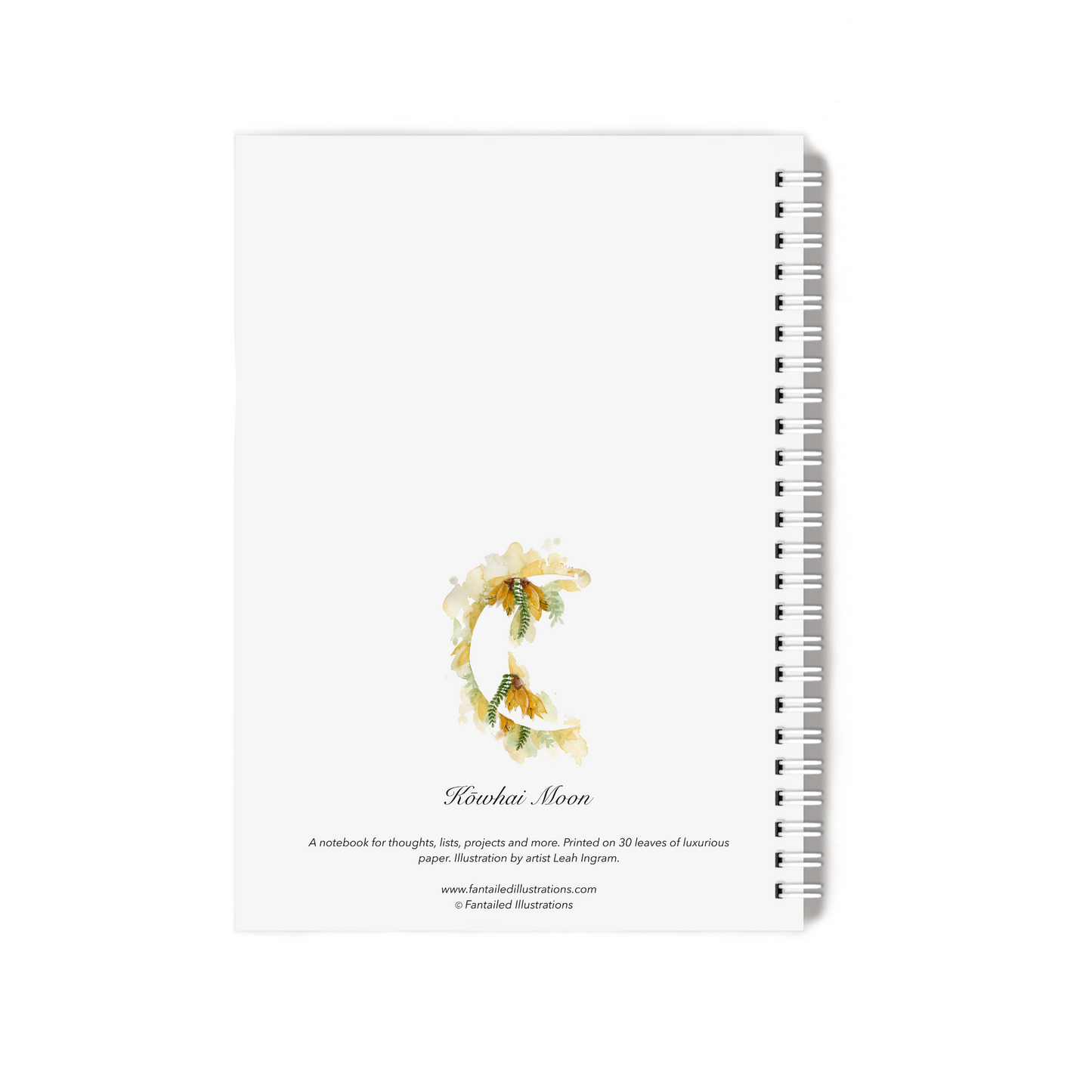 "Kōwhai Moon" Notebook