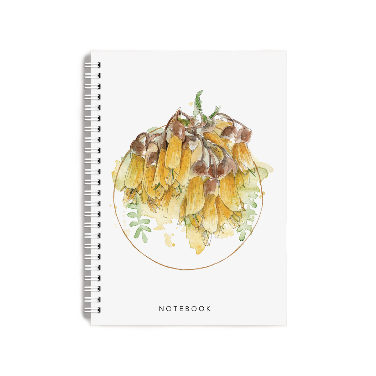 "Kōwhai Wreath" Notebook