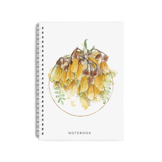 "Kōwhai Wreath" Notebook