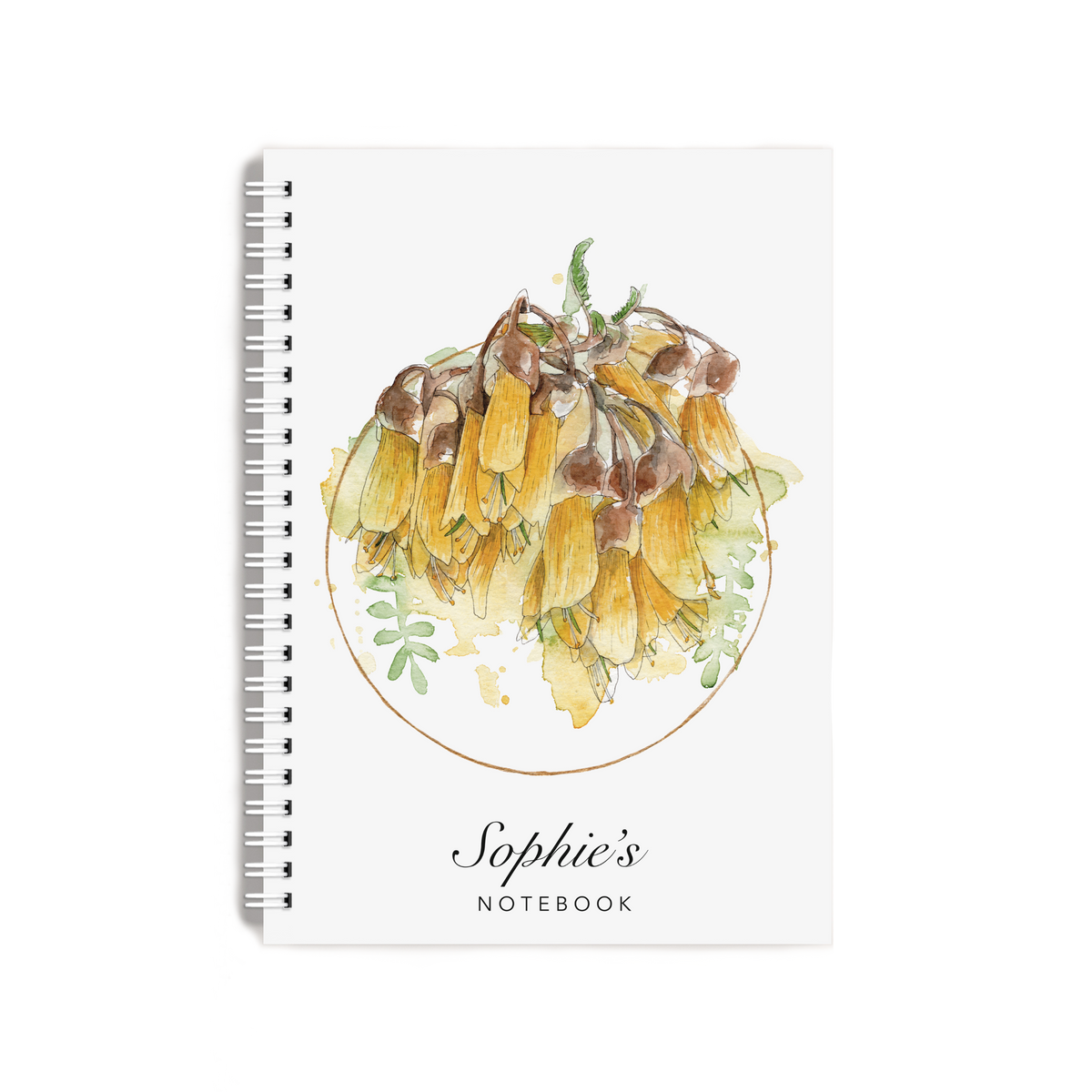 "Kōwhai Wreath" Notebook