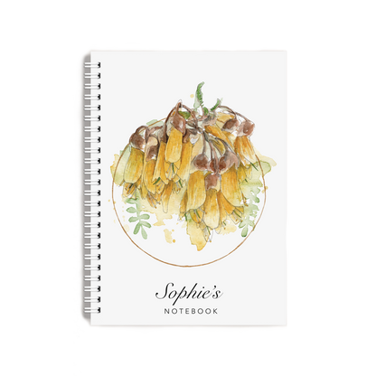 "Kōwhai Wreath" Notebook