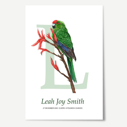 L Letter Custom Print