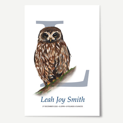 L Letter Custom Print