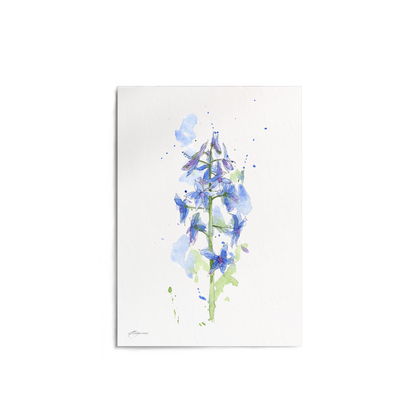 "Larkspur" Print