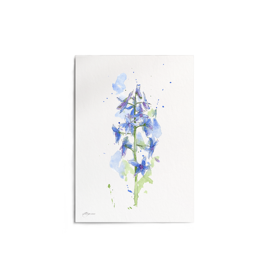 "Larkspur" Print