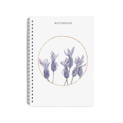 "Lavender Circle" Notebook