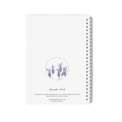 "Lavender Circle" Notebook