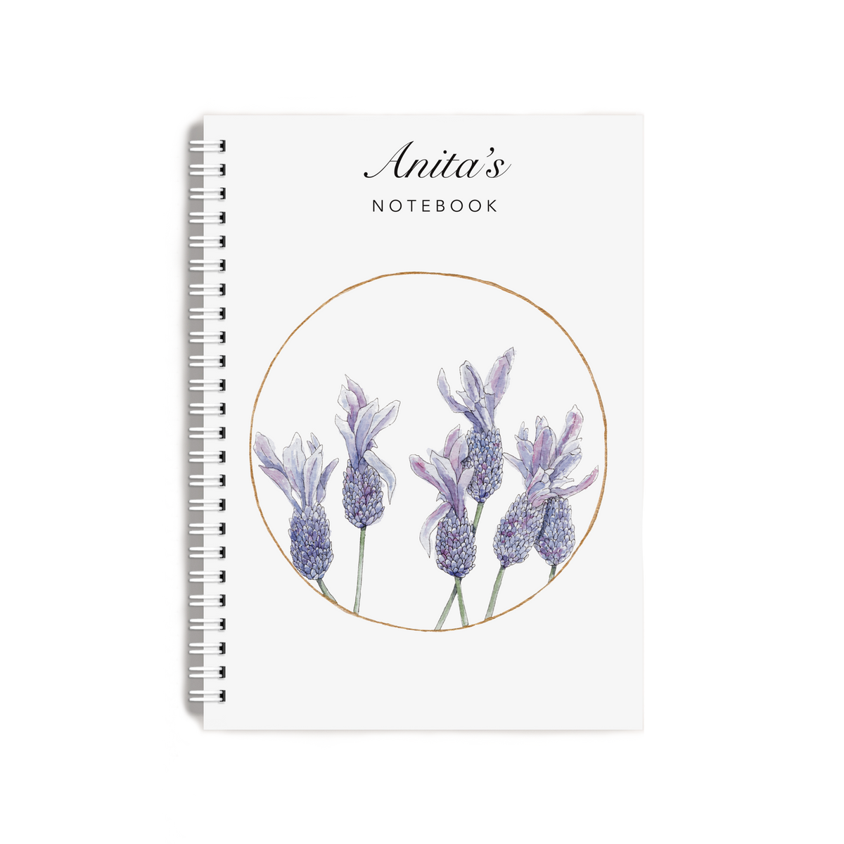 "Lavender Circle" Notebook