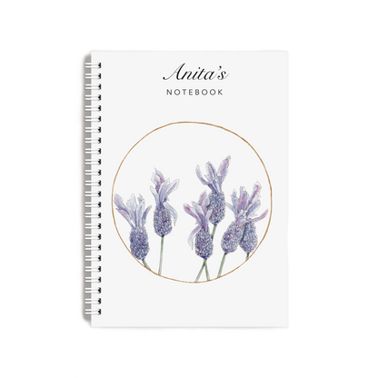 "Lavender Circle" Notebook