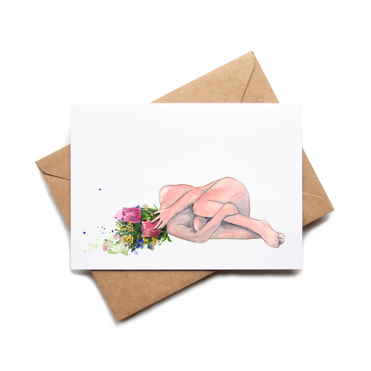 "Lay Me Down To Rest" Greeting Card