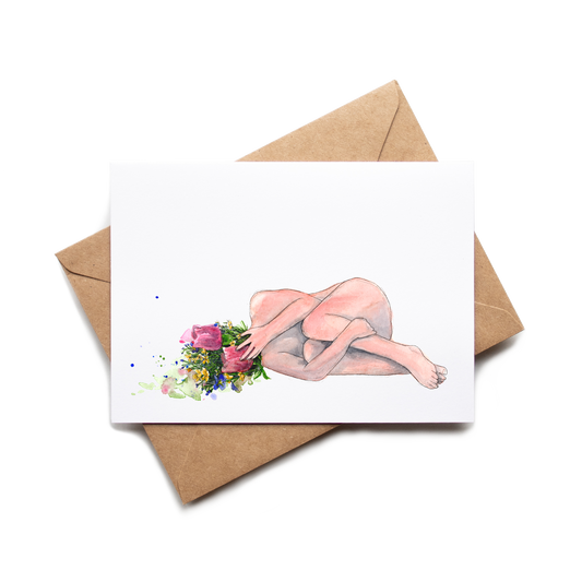 "Lay Me Down To Rest" Greeting Card
