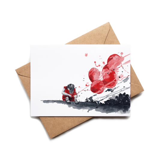 "Learning to let go" Greeting Card