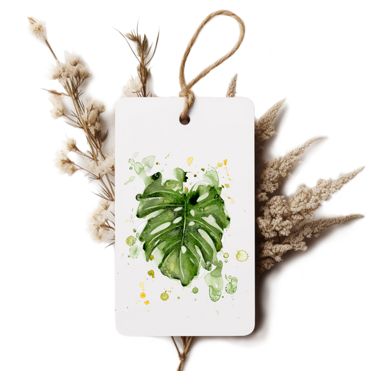 "Monstera Leaf" Gift Tag