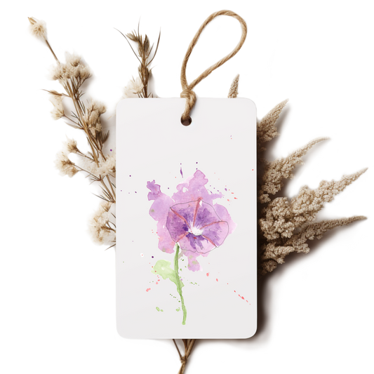 "Morning Glory" Gift Tag