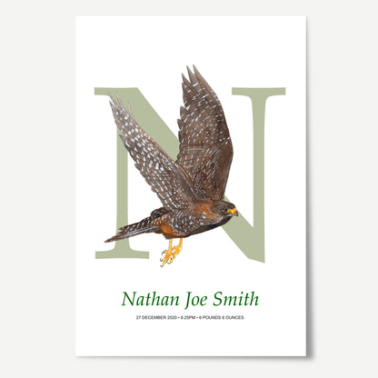 N Letter Custom Print