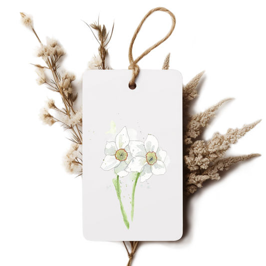 "Narcissus" Gift Tag