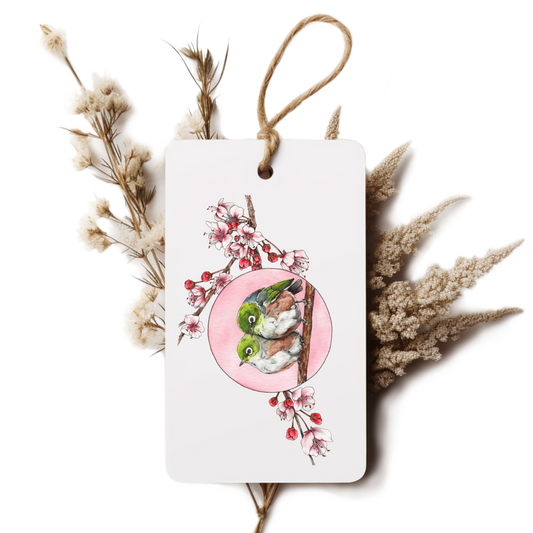 "Native Pair Tauhou" Gift Tag