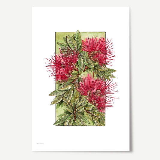 Pōhutukawa Print