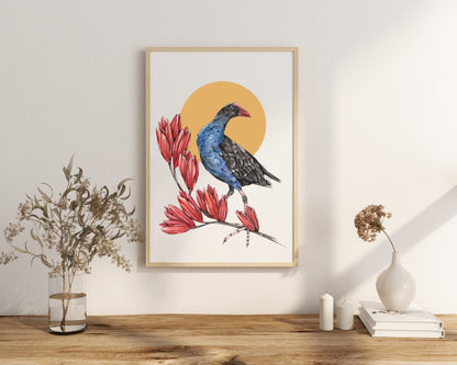 Pūkeko Under the Sun Print