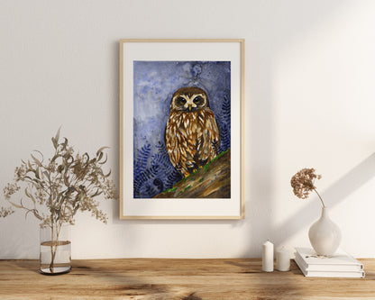 Ruru of the Night Print