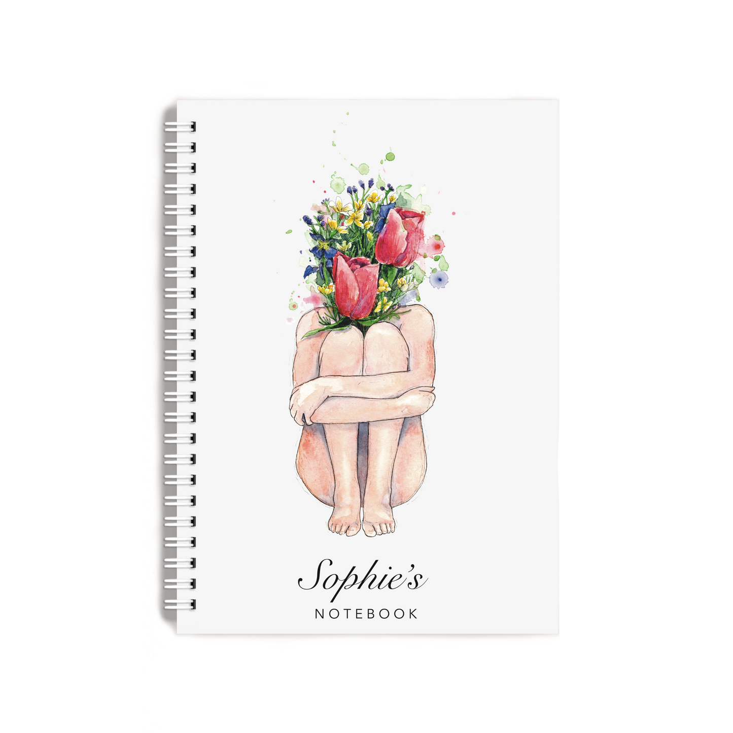 "Sitting With The Colours Of Grief" Notebook