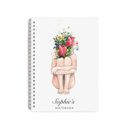 "Sitting With The Colours Of Grief" Notebook